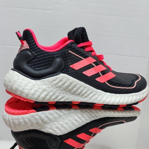 Adidas Boost ClimaWarm LTD Running Shoe Black Pink Unisex - Picture 3 of 12